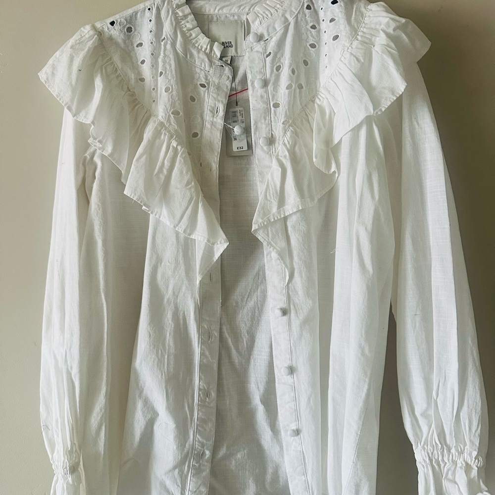 Paris Texas White Blouse